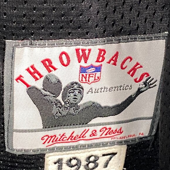 Mitchell & Ness Throwback 1987 Howie Long Oakland Raiders Jersey Size 54 - Picture 2 of 13